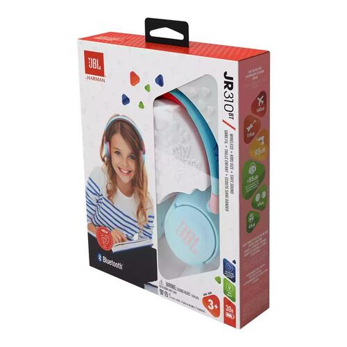 Trådløse hovedtelefoner JBL Jr310BT – blå/lilla (børn)