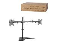 Skærmholder til 2 skærme 13-32" - LogiLink Dual Monitor Desk Stand billede