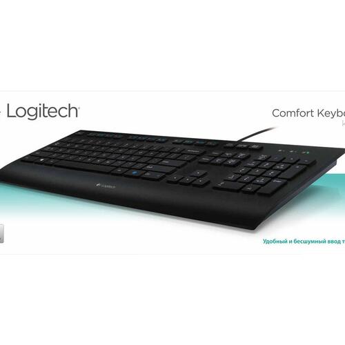 Tastatur med kabel Logitech K280e – US International