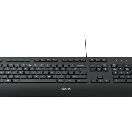Tastatur med kabel Logitech K280e – US International
