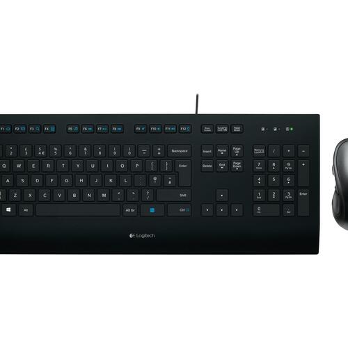 Tastatur med kabel Logitech K280e – US International