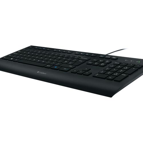 Tastatur med kabel Logitech K280e – US International
