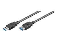 USB forlængerkabel 5 m – Goobay USB 3.0 (A han til A hun) – sort