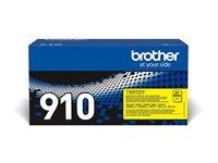 Toner til printer - Brother TN-910Y gul, 9.000 sider billede