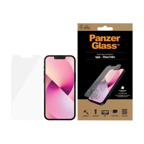 Skærmbeskytter glas PanzerGlass til Apple iPhone 13 mini – transparent