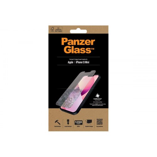 Skærmbeskytter glas PanzerGlass til Apple iPhone 13 mini – transparent