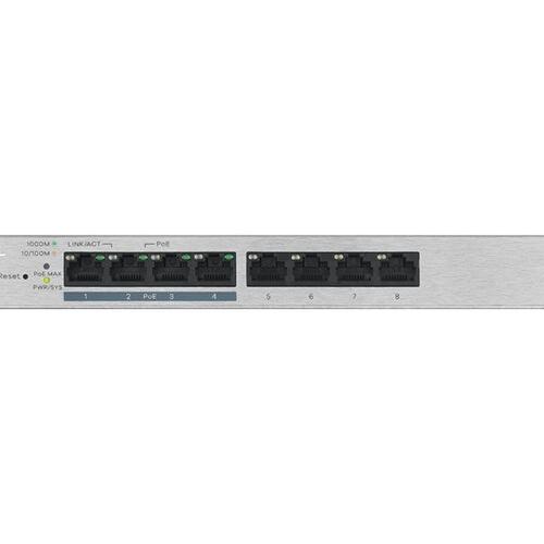 Netværksswitch Zyxel GS1200-8HP v2 – 8-port Gigabit med PoE+