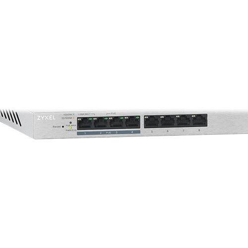 Netværksswitch Zyxel GS1200-8HP v2 – 8-port Gigabit med PoE+