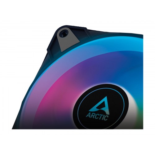 Kabinetsblæser ARCTIC P12 PWM PST A?RGB 0dB - 120 mm, sort