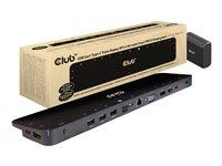 USB-C dockingstation - Club 3D CSV-1565 100 W, sort billede