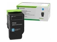 Toner til laserprinter Lexmark cyan 7.000 sider 78C2UCE billede