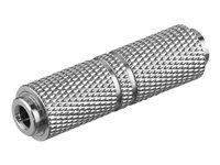 Mini-jack adapter 3,5 mm hun til 3,5 mm hun - Goobay billede