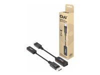 DisplayPort til HDMI adapter - CLUB3D CAC-1088, aktiv, sort billede
