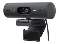 Webcam Logitech Brio 500 1080p Full HD - fortrådet (grafit) billede