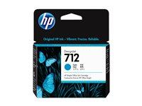 Blækpatron HP 712 cyan 29 ml - DesignJet billede