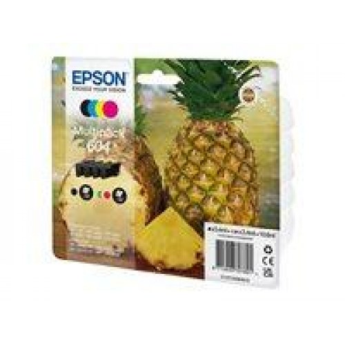 Blækpatroner Epson 604 Multipack - sort, cyan, magenta, gul