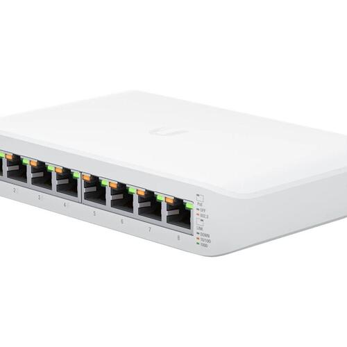 Netværksswitch Ubiquiti UniFi Switch Lite 8-port Gigabit med PoE+