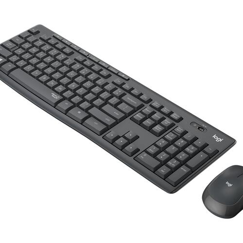 Trådløst tastatur og mus – Logitech MK295 Silent (grafit)