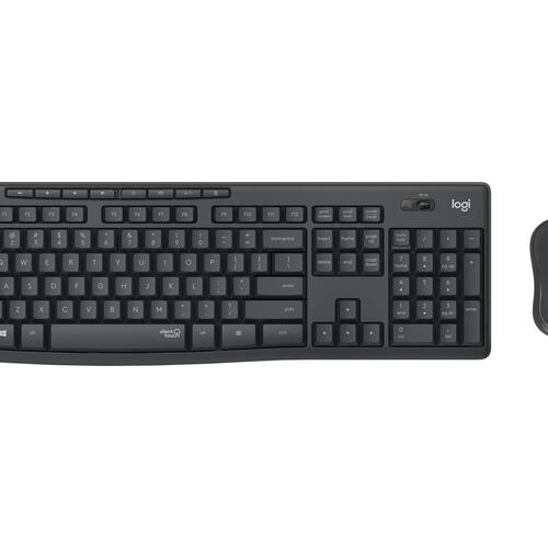 Trådløst tastatur og mus – Logitech MK295 Silent (grafit)