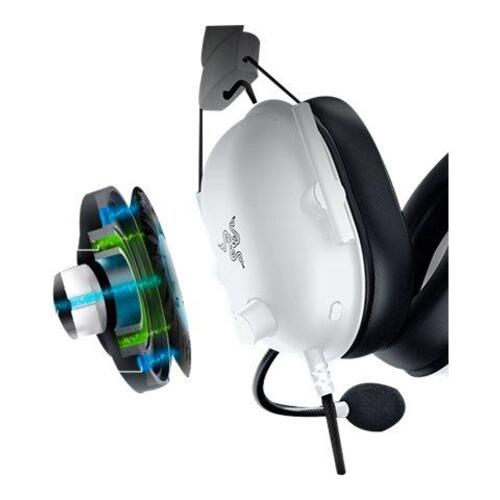 Gaming headset Razer BlackShark V2 X – kablet, 7.1, hvid