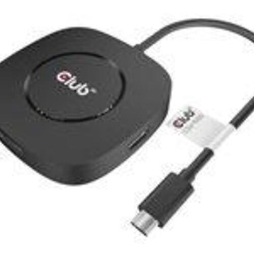 USB-C dockingstation Club 3D til 3x DisplayPort (USB?C 3.2 Gen 1) – Sort