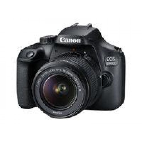 Digitalkamera Canon EOS 4000D 18 MP + EF-S 18-55 mm DC III (sort)