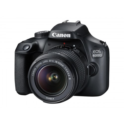 Digitalkamera Canon EOS 4000D 18 MP + EF-S 18-55 mm DC III (sort)