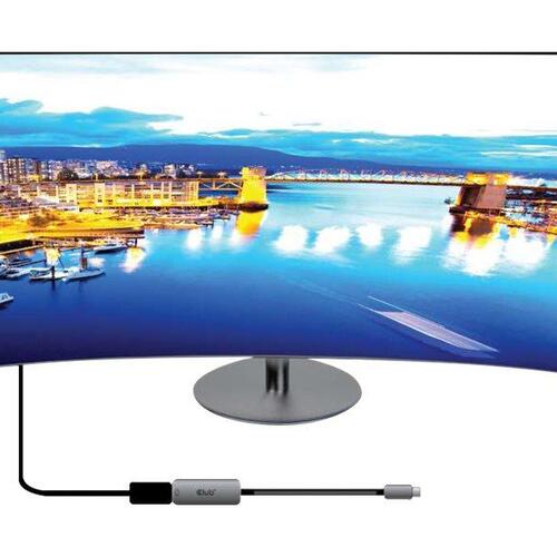USB-C til DisplayPort 1.4 adapter – Club 3D CAC-1567, 22 cm