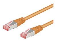 Netværkskabel CAT 6 S/FTP 1 m - Goobay (orange) billede
