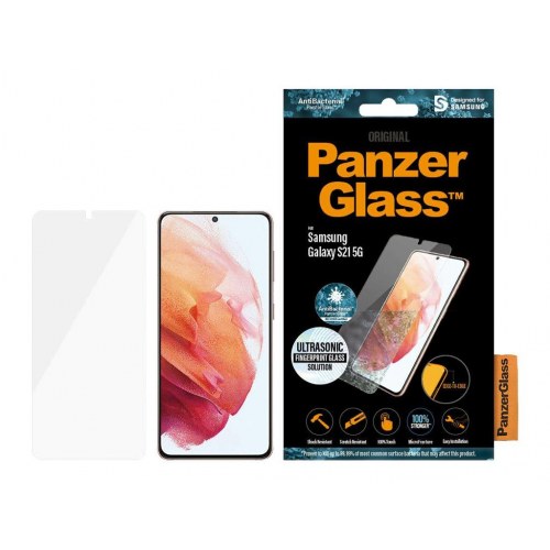 Skærmbeskyttelse glas PanzerGlass til Samsung Galaxy S21 5G – transparent