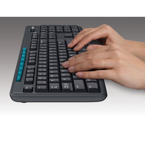 Trådløst tastatur Logitech K270 – fuld størrelse, hollandsk layout