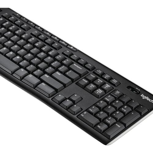 Trådløst tastatur Logitech K270 – fuld størrelse, hollandsk layout