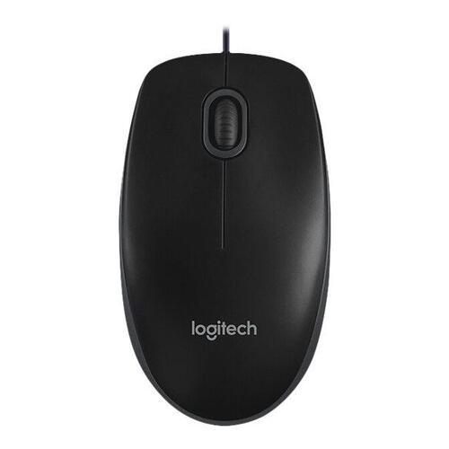 Tastatur og mus med kabel – Logitech MK120, USB, QWERTY US International