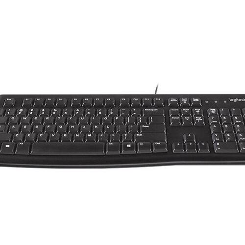 Tastatur og mus med kabel – Logitech MK120, USB, QWERTY US International
