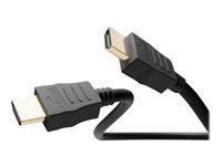 HDMI-kabel med Ethernet 1,5 m - Goobay - HDMI han til han - sort billede