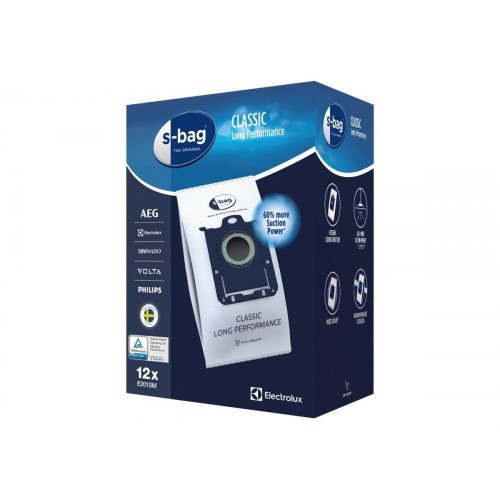 Støvsugerposer Electrolux s-bag Classic Long Performance E201SM (12 stk.)