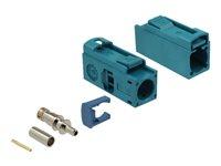 FAKRA Z stikmodul 25 mm - DeLOCK, vandblå (RAL 5021) billede