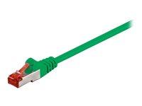 Netværkskabel Cat 6 Goobay S/FTP CU 1 m – grøn billede