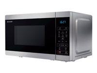 Mikrobølgeovn Sharp YC-MS02E-S 20 l – sølv, 800 W