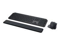 Trådløst tastatur og mus - Logitech MX Keys S Combo, grafit billede