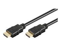 HDMI-kabel med Ethernet 15 m - Goobay Series 2.0, sort billede
