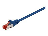 Netværkskabel Cat 6 Goobay S/FTP LSZH 5 m - blå billede