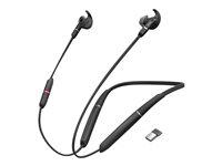 Trådløse in-ear høretelefoner Jabra Evolve 65e MS – sort