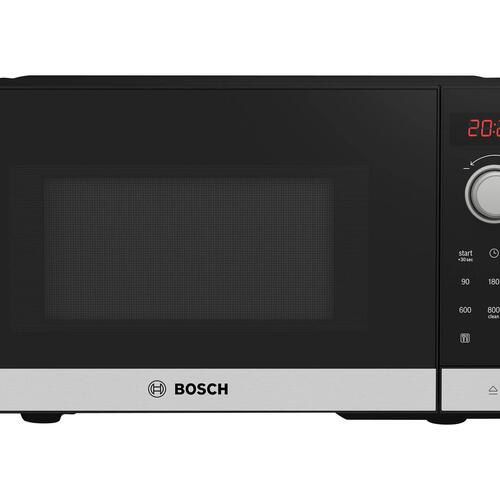 Mikrobølgeovn Bosch Serie 2 FFL023MS2 – 20 l, 800 W, rustfrit stål