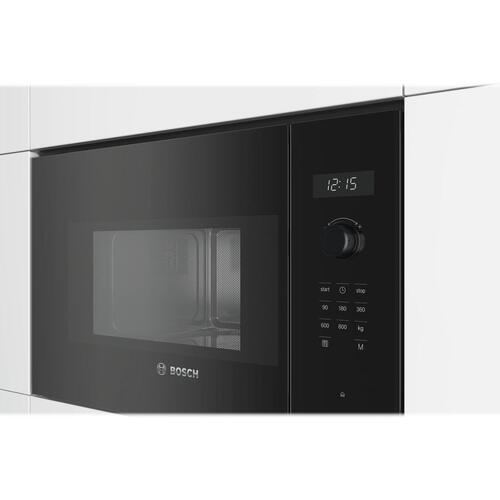 Mikrobølgeovn til indbygning Bosch Serie 6 BFL524MB0 – sort, 20 l, 800 W