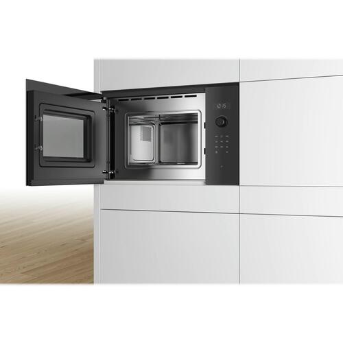 Mikrobølgeovn til indbygning Bosch Serie 6 BFL524MB0 – sort, 20 l, 800 W