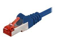 Netværkskabel CAT 6 Goobay S/FTP PiMF 3 m – blå billede