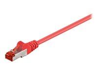 Netværkskabel Cat 6 Goobay S/FTP 10 m - rød billede