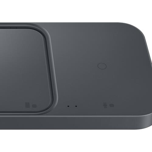 Trådløs oplader Samsung 15 W med USB‑C og adapter – mørkegrå