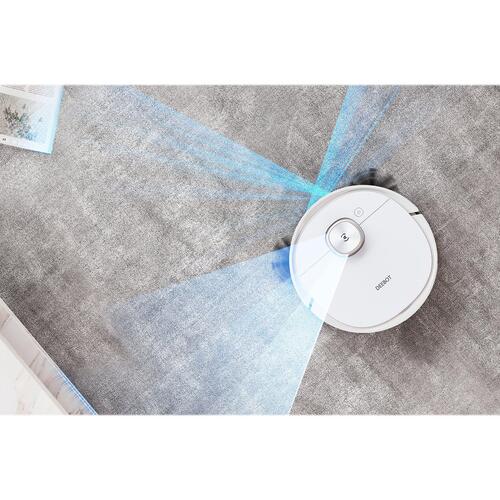 Robotstøvsuger ECOVACS Deebot T9 med moppe, 0,42 l, hvid